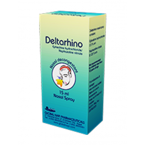 DELTARHINO NASAL SPRAY ( EPHEDRINE 0.5% + NAPHAZOLINE 0.125% ) 15 ML